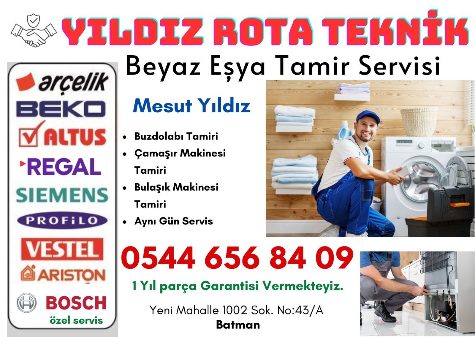 Batman Buzdolabı Servisi